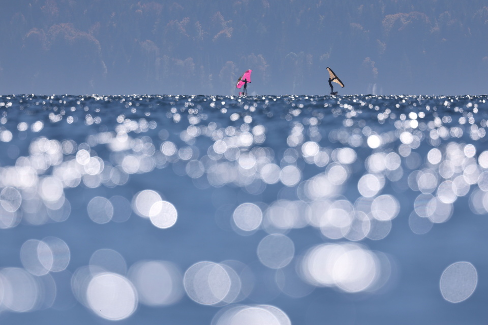帆板爱好者, 秋日阳光, 帆板爱好者 帆板爱好者, 秋日阳光, 帆板爱好者
